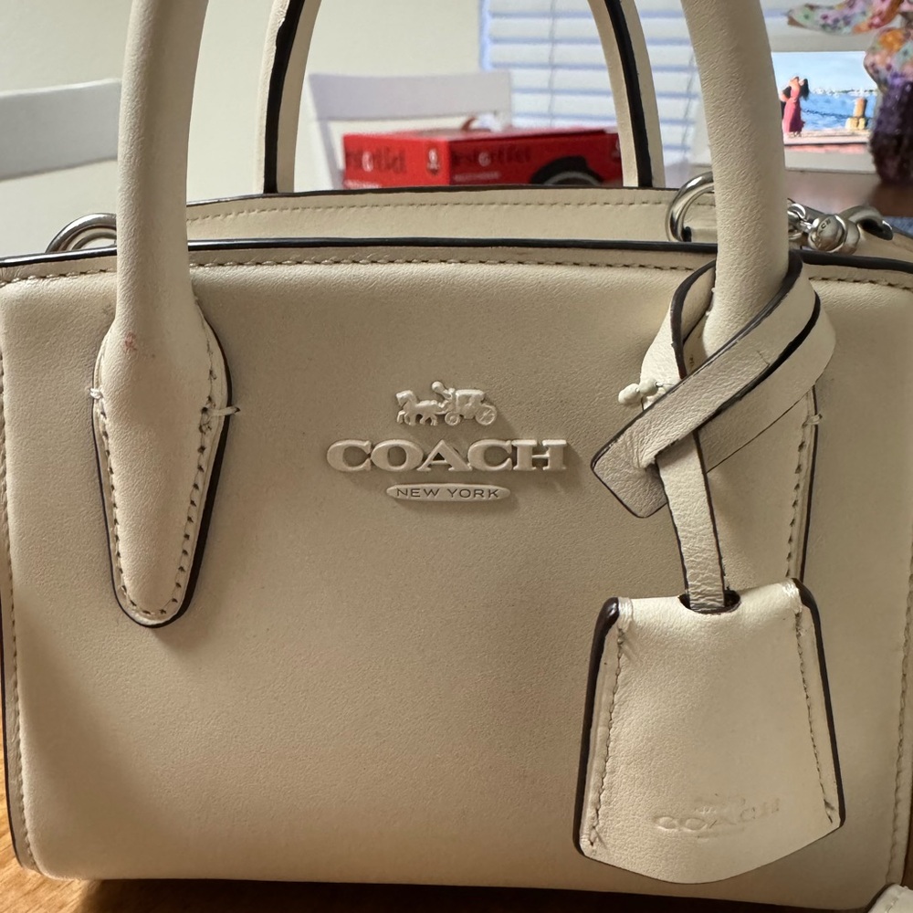 Coach Mini Andrea CarryAll Cream and Tan Set - Picture 5 of 5